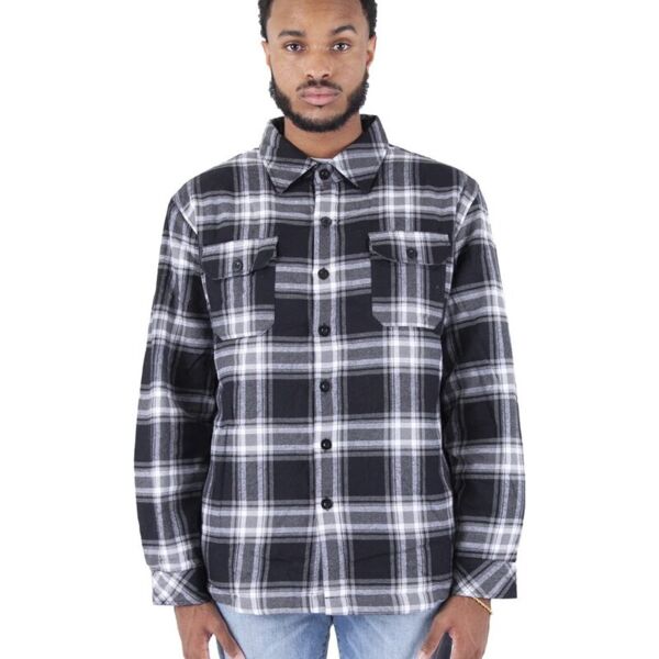 Men's Plaid Flannel Jacket Thumbnail