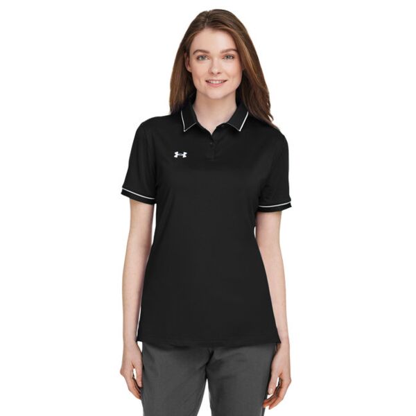 Under Armour Ladies' Tipped Teams Performance Polo Thumbnail