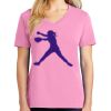 Ladies Core Cotton V Neck Tee Thumbnail