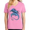 Ladies Core Cotton V Neck Tee Thumbnail