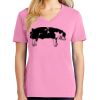 Ladies Core Cotton V Neck Tee Thumbnail