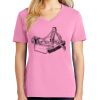 Ladies Core Cotton V Neck Tee Thumbnail