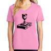 Ladies Core Cotton V Neck Tee Thumbnail