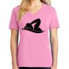 Ladies Core Cotton V Neck Tee Thumbnail