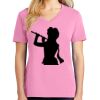 Ladies Core Cotton V Neck Tee Thumbnail