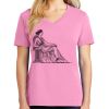 Ladies Core Cotton V Neck Tee Thumbnail