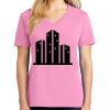 Ladies Core Cotton V Neck Tee Thumbnail