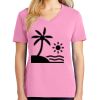 Ladies Core Cotton V Neck Tee Thumbnail