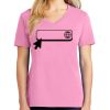 Ladies Core Cotton V Neck Tee Thumbnail