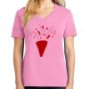 Ladies Core Cotton V Neck Tee Thumbnail