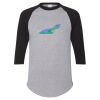 Three-Quarter Raglan Sleeve Baseball Jersey Thumbnail