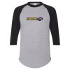 Three-Quarter Raglan Sleeve Baseball Jersey Thumbnail