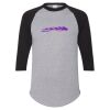 Three-Quarter Raglan Sleeve Baseball Jersey Thumbnail