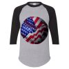 Three-Quarter Raglan Sleeve Baseball Jersey Thumbnail